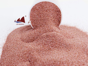 Kim loại đánh bóng phun cát cắt bằng tia nước phương tiện truyền thông mài mòn cát đỏ Garnet mài mòn nổ giá mài mòn Garnet - Product Image 6