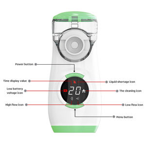 Alat penyemprot uap portabel anak-anak dan dewasa, Nebulizador isi ulang daya dengan Masker - Product Image 6