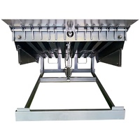 Plateforme élévatrice électrique robuste de 6 à 10 tonnes, rampe de quai de chargement hydraulique, conception industrielle, niveleur de quai d'entrepôt, niveleur de quai