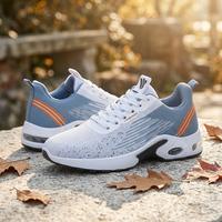 Chaussures de sport décontractées pour hommes, modèle printemps hautement recommandé, à lacets, semelle souple, respirantes, à rayures