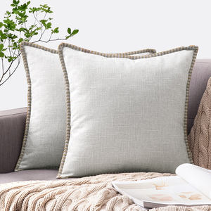 Fabricant personnalisé style simple décoration de la maison40x40 50x50 <span class=keywords><strong>housse</strong></span> de coussin 45x45 luxe géométrique <span class=keywords><strong>lin</strong></span> jeter taie d'oreiller - Product Image 1