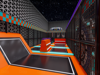 Aire de jeux intérieure avec toboggan en spirale et structures de jeu multi-niveaux |   Équipements de divertissement commerciaux pour enfants
