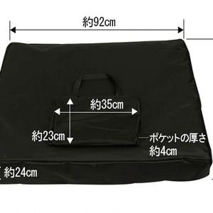 Sac de transport pour table de massage pliable, compatible avec toutes les largeurs, avec poches pour accessoires - Échantillon gratuit - Product Image 4