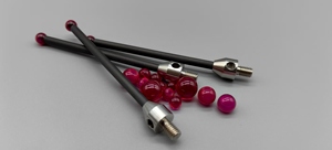 Ruby Ceramic Stem <strong>Probes</strong> Lightweight &amp; Rigid <strong>High</strong> Accuracy 0.01 Roundness Grade G5 for <strong>High</strong>-<strong>Speed</strong> DCC Measurement - Product Image 2