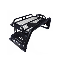 Arceau de roulage pour camionnette personnalisé Arceau de sécurité en acier noir avec porte-bagages de haute qualité