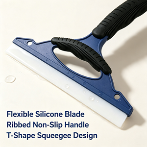 Cepillo de Limpieza para Parabrisas de Coche, Azul, de Plástico Suave, Raspador para Detallado Automotriz - Product Image 3
