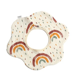 Buena calidad Xinyunzy Four Seasons algodón Toalla de gasa de 6 capas 360 grados puede girar Anti-vómito babero Baby Spit Pocket - Product Image 5