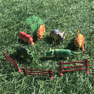 Set Educativo di Animali per Bambini Personalizzato <span class=keywords><strong>Serie</strong></span> Zoo Modelli Giocattolo del Mondo in Plastica Modellini Anime per Ragazzi - Product Image 2