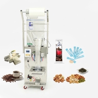 Machine de remplissage et d'emballage verticale automatique pour sachets, avec pesage et scellage PLC, pour poudres, noix, café, thé et autres produits en sachet plastique