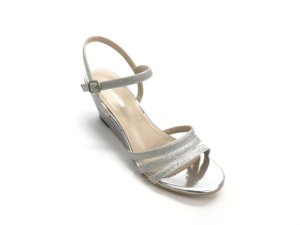 <span class=keywords><strong>Scarpe</strong></span> da sposa da donna con tacco alto da sposa sandali con spalline da <span class=keywords><strong>sera</strong></span> <span class=keywords><strong>per</strong></span> feste con zeppa in raso <span class=keywords><strong>per</strong></span> donna in gomma sintetica in tinta unita <span class=keywords><strong>scarpe</strong></span> estive - Product Image 4