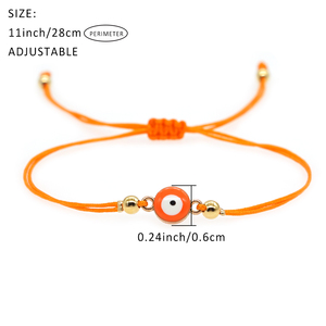 Hot Selling Turkish Evil Eyes Fashion Jewelry Women <strong>Charm</strong> Handmade Adjustable Rope Friendship Summer <strong>Beaded</strong> <strong>Bracelet</strong> Wholesale - Product Image 5