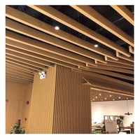 Paneles de Techo Modernos de Aluminio Resistentes al Fuego para Decoración de Interiores