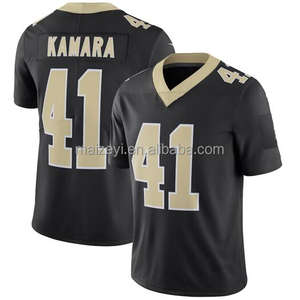 En kaliteli amerikan futbolu giyim #41 Alvin Kamara #32 Tyrann Mathieu #12 Chris Olave #56 Demario Davis #7 Taysom Hill formalar - Product Image 4