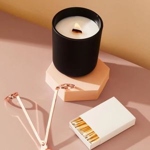 Portacandele in Vetro Opaco Colorato Aura da 12oz e 14oz con Fondo Curvo per Candele Quotidiane, Ideale per la <span class=keywords><strong>Casa</strong></span> - Product Image 5