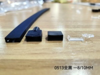 Diffuseur néon de tube de silicone mené par couleur noire de 5*13mm sans bande menée