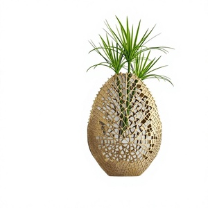 Plantes artificielles, vase à fleurs, salon, chambre à coucher, comptoir, décoration, vase de luxe, prix bas, pot à fleurs en métal 2026 - Product Image 1