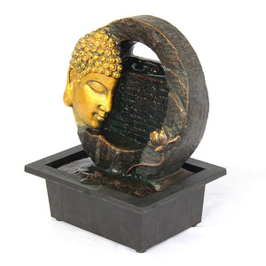 Chunshan Handicrafts Zen <b>Buddha</b> <b>Water</b> <b>Fountain</b> Round Electric With Backlight Indoor Decorative <b>Water</b> Feature - Product Image 3