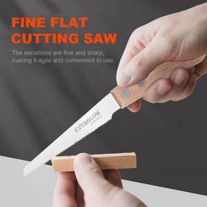 EVERGLOW-JP0023 <span class=keywords><strong>petite</strong></span> <span class=keywords><strong>scie</strong></span> tirée à la main <span class=keywords><strong>scie</strong></span> à bois à main longueur de la lame 150mm manche en bois de hêtre confortable <span class=keywords><strong>scie</strong></span> <span class=keywords><strong>japonaise</strong></span> - Product Image 3