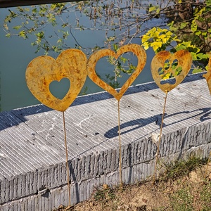 Adornos de Jardín de Lujo con Láser Decorativo para Estacas, Set de Metal de Cobre para Perros, Adornos Metálicos para Terraza y Jardín de Acción de Gracias - Product Image 3