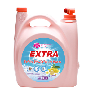 Bouteille à double pompe de 5 L, savon liquide, détergent à lessive, liquide de lavage pour le marché américain - Product Image 1