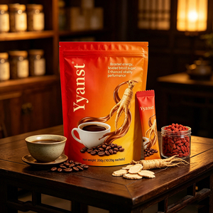 โปรโมชั่น กาแฟสำเร็จรูปผสมโสม 200 กรัม (10 ซอง x 20 กรัม) ผงธรรมชาติเพิ่มพลังงาน ช่วยเพิ่มความมีชีวิตชีวาและสมรรถภาพ - Product Image 3