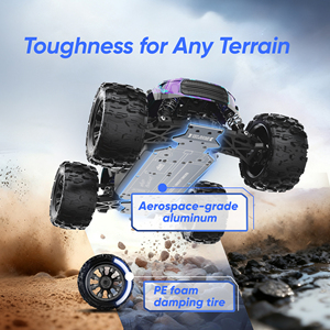 JIUSI PT14R <span class=keywords><strong>RC</strong></span> Drift Car 1/14 Motor sin escobillas 3S 3600KV 80 km/h de alta velocidad 4WD Buggy Racing Truck Strong Power Remote Assembly - Product Image 6