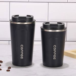 Thermos à café de voyage isotherme en acier inoxydable réutilisable et écologique avec couvercle pour une utilisation en extérieur - Product Image 6
