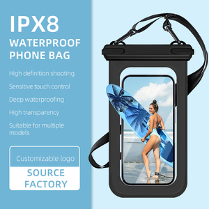 Étui <span class=keywords><strong>étanche</strong></span> pour téléphone portable IPX8, en PVC, sac pour téléphone, étui <span class=keywords><strong>étanche</strong></span> pour téléphone pour la plage, la natation, le kayak, les activités de plein air - Product Image 4