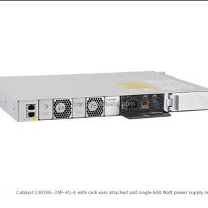 สำหรับ Cisco C9200L-24T-4G-E 9200L สวิตช์เครือข่ายข้อมูล 24 พอร์ต พร้อมพอร์ตอัปลิงค์ 4x1G Ethernet POE SNMP QoS - Product Image 2