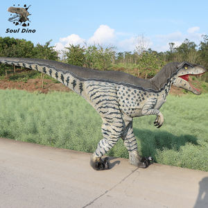 Zigong mecánico realista Animatronic dinosaurio traje infrarrojo Sensor dinosaurio robótico dinosaurio disfraz - Product Image 1