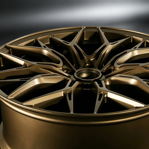 Jantes forgées SRD 5*115/114.3/120/112 17-20 pouces Bronze mat pour Dodge Porsche Nissan BMW M Rivian Benz Audi R A90 Personnalisées - Product Image 5