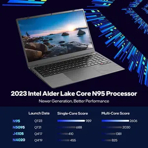 新しいメーカー最も安いOEMIntelN5095ラップトップ15.6インチ16GBゲーミングノートブックコンピューターラップトップWindows11プロ