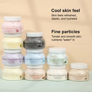 Masque en poudre de <span class=keywords><strong>gelée</strong></span> de rose cristalline, blanchissant, naturel, biologique, à étiquette privée personnalisée - Product Image 5