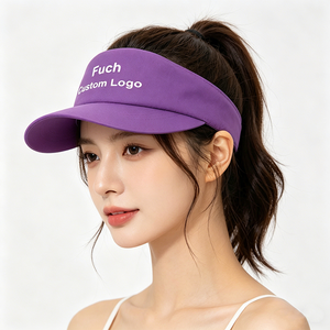 Chapeaux de soleil en mousse en gros, chapeaux d'été à visière vide en EVA, ajustables pour les voyages et la protection solaire en extérieur - Product Image 4