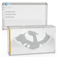 Boîte de présentation portable en acrylique personnalisée, écologique, WalYield, pour PKMN Prismatic Evolutions SPC, anti-poussière, anti-UV