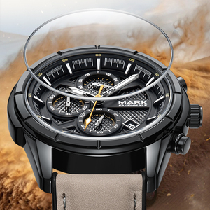 Orologio da Uomo Mark Fairwhale Impermeabile Multifunzione con Calendario al Quarzo Luminoso Orologi da Polso di Tendenza per Uomo - Product Image 3