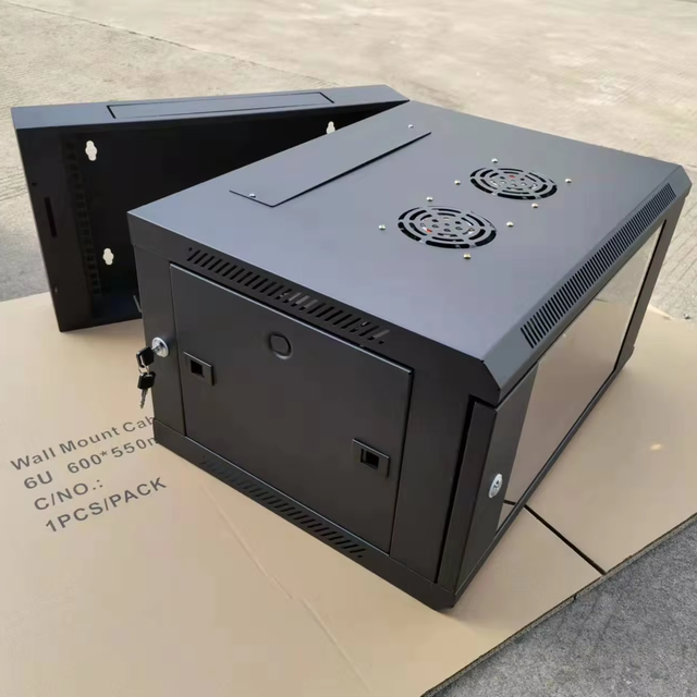 Double Section 19 Inch Standard Wall Mounted Rack 6U 9U 12U 15U Swing Mount Network Cabinet