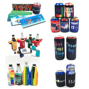 Enfriadores de Latas Delgados Personalizados <span class=keywords><strong>Sparty</strong></span>, Plegables, de Neopreno y Poliéster, para Uso en Exteriores, con Logotipo Personalizado - Product Image 1