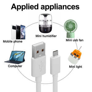 Kabel USB 2.0 a Male Micro USB TPE 1m Kecepatan Tinggi Grosir untuk Ponsel Android, Komputer, Pemindai Barcode, Perangkat IOS - Pengisian Daya Cepat - Product Image 4