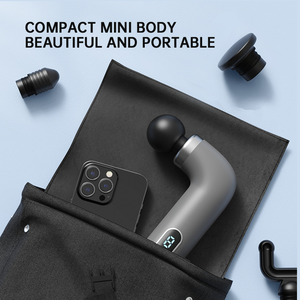 Mini Pistola de Masaje Eléctrica de Tejido Profundo <span class=keywords><strong>2026</strong></span>, la Más Vendida, con 4 Cabezales de Masaje, para Relajar la Espalda y Todo el Cuerpo, 9 Velocidades - Product Image 4