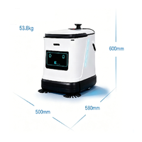 Robot de Limpieza Industrial Eléctrico Autónomo con Lidar, App-Cleaning, 5000 Pies Cuadrados, IP5X, Uso Comercial, Nuevo, con Mopa y Función de Barrido
