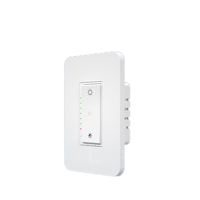 Interruptor Táctil Regulable de 2 Vías Estándar Estadounidense YUHE, 110V/240V, Clasificación IP27, Unipolar/Bifásico, 10A, Material de PC, Iluminación Regulable
