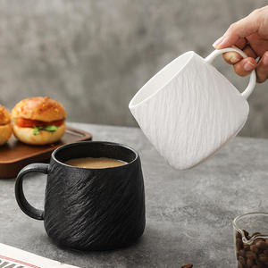18OZ 550ml Matte đá mô hình gốm vài cốc cà phê cho món quà cưới High End đá cẩm thạch phong cách Bắc Âu uống cup - Product Image 3