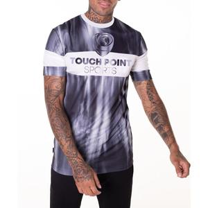 Derniers t-shirts d'été décontractés à manches courtes de style raglan avec logo personnalisé 100% coton pour hommes OEM - Product Image 6