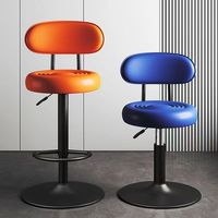 Tabouret de bar moderne de luxe léger, pivotant et réglable en hauteur, pour comptoir d'accueil, caisse ou usage domestique