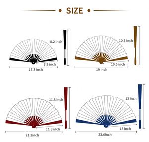 Abanicos Plegables de Grecia con Bandera Nacional Personalizada, Productos Portátiles de Alta Calidad para Eventos Deportivos y Fiestas - Product Image 4