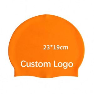 Gorro de Natación Personalizado con Logotipo, Impermeable, Antideslizante, Elástico, para Cabello Largo o Corto, Regalo Promocional - Product Image 1