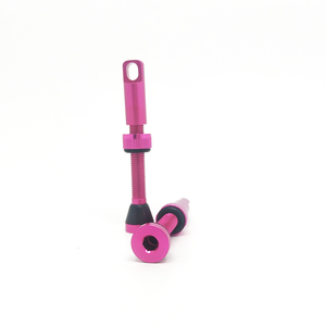 Haute qualité 80mm Tubeless vélo Presta Valve rose accessoires de vélo en alliage d'aluminium - Product Image 4