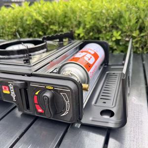 Portable <span class=keywords><strong>Butane</strong></span> Pique-Nique Réchaud Camp Coupe-Vent Mental Réchaud À Gaz avec Valise Pique-Nique Randonnée Mini Pliant Cuisine <span class=keywords><strong>Camping</strong></span> Réchaud À Gaz - Product Image 4