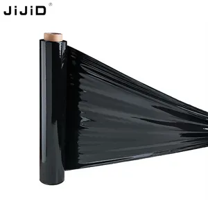 JiJiD שחור כחול אדום מזרן גלישת למתוח סרט שקוף 20 "1500 סוג X 80 מד יד/לכווץ לעטוף